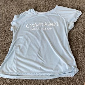 Light Blue Calvin Klein Work Out Tee